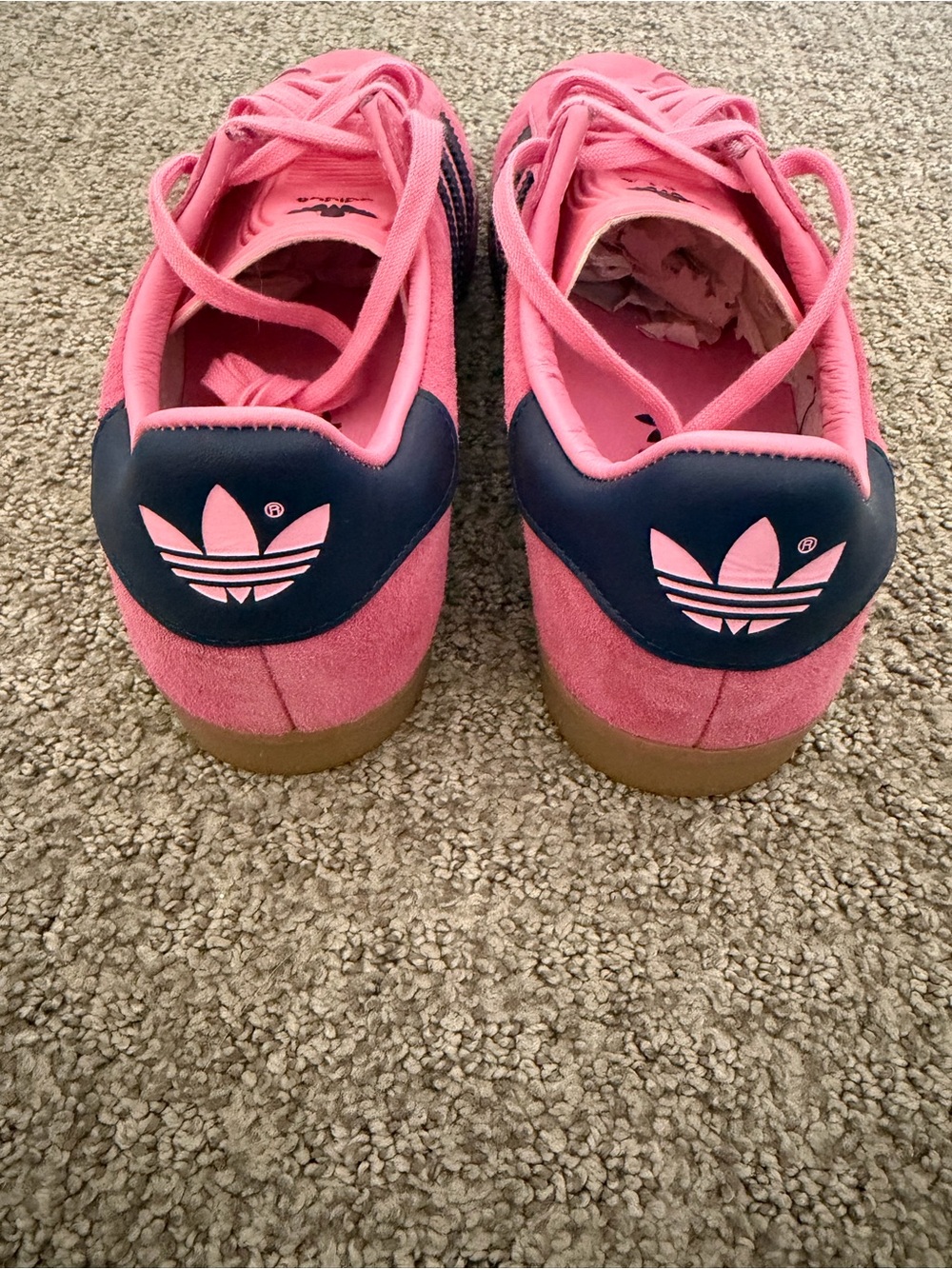 Adidas Gazelle Sneakers Bliss Pink Dark Blue - Picture 5 of 7